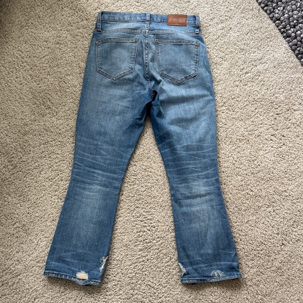 Madewell Cali Demi Boot Jeans in Classic Blue - Picture 6 of 6